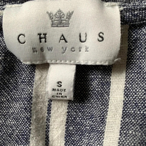 Chaus Women’s Anorak Striped Linen Vest - Picture 11 of 12